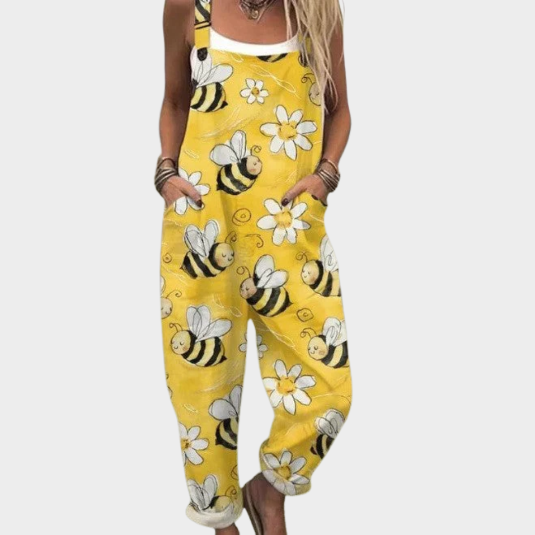 BEAUMONT NICE | SALOPETTE ABEILLES FLEURIES POUR FEMMES