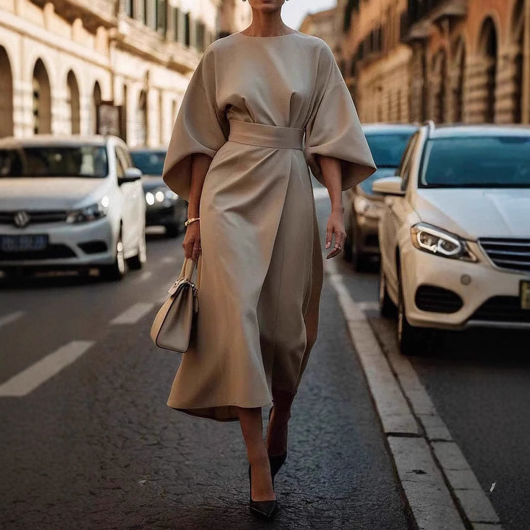 BEAUMONT NICE | ROBE À MANCHES CHAUVE-SOURIS POUR FEMMES
