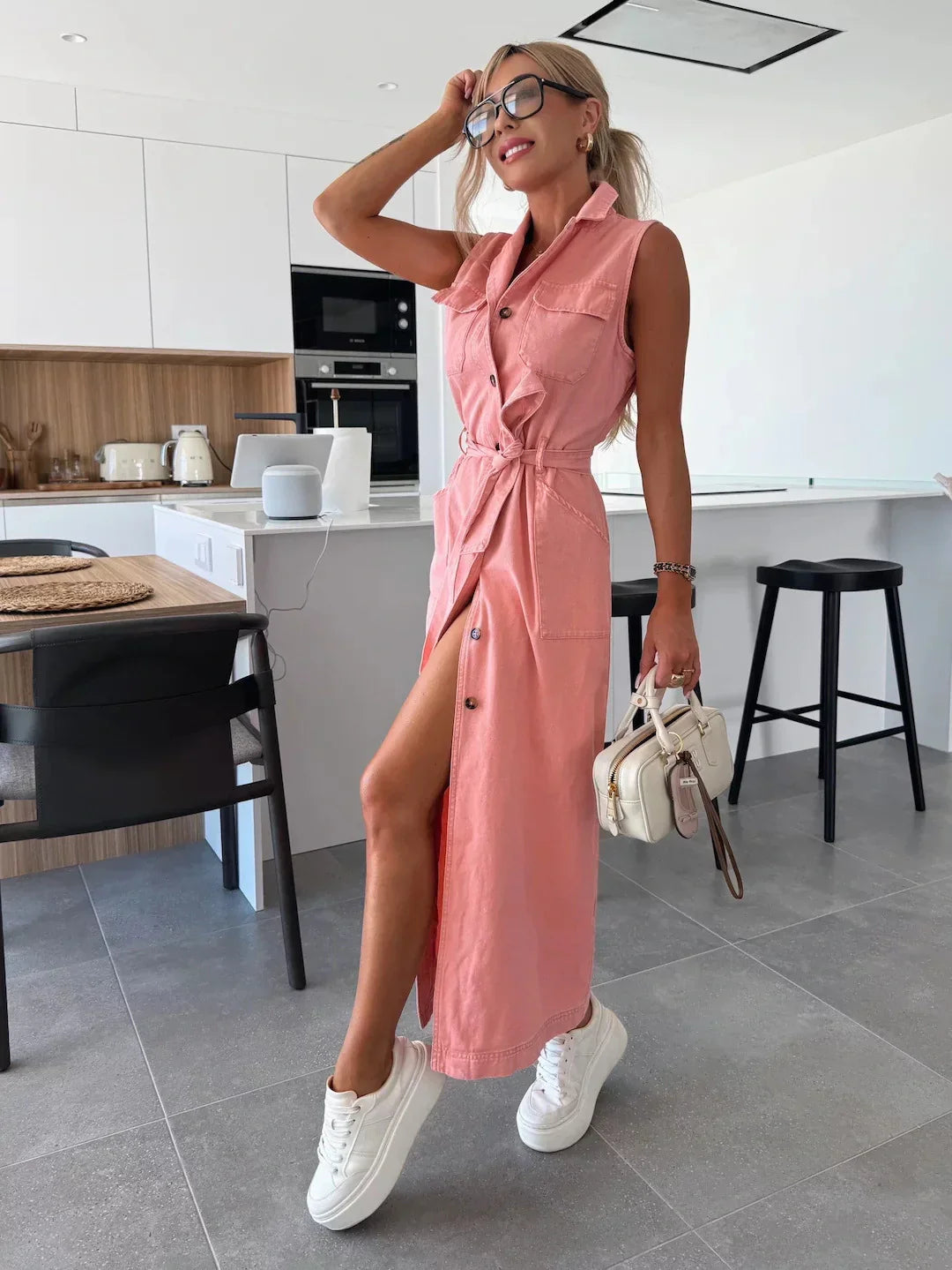 BEAUMONT NICE | ROBE EN JEAN MODERNE POUR FEMME