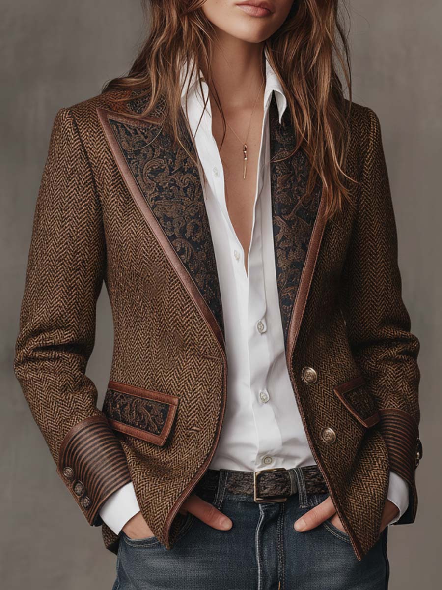BEAUMONT NICE | BLAZER STRUCTURÉ ARTISTIQUE POUR FEMMES