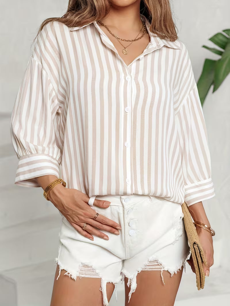 BEAUMONT NICE | CHEMISE RAYÉE POUR FEMME