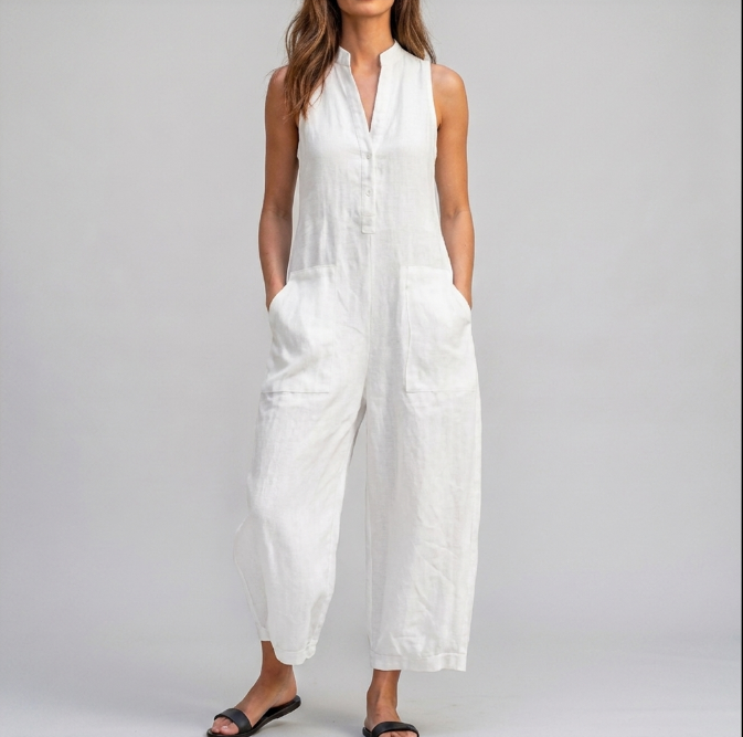 BEAUMONT NICE | SALOPETTE SANS MANCHES CHIC POUR FEMMES