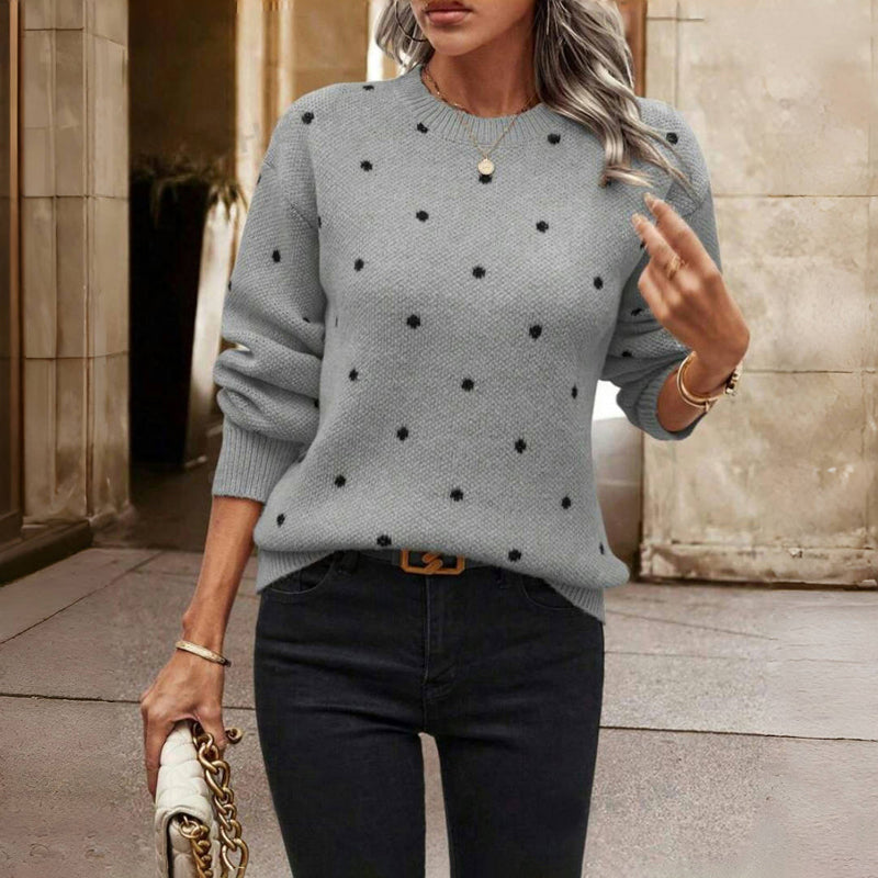 BEAUMONT NICE | PULL EN MAILLE À POIS POUR FEMME