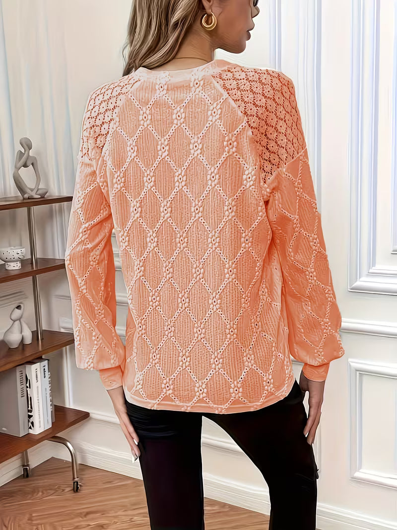 BEAUMONT NICE | BLOUSE TISSÉE COL ROND POUR FEMMES