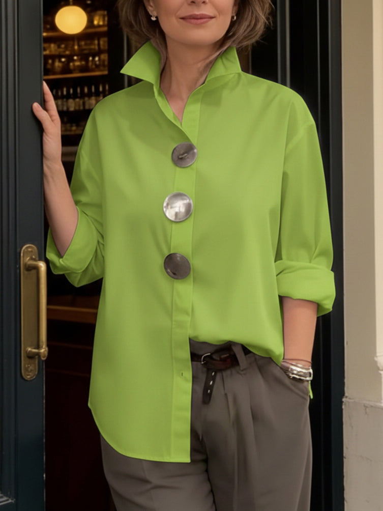 BEAUMONT NICE | BLOUSE CLASSIQUE À BOUTONS POUR FEMME