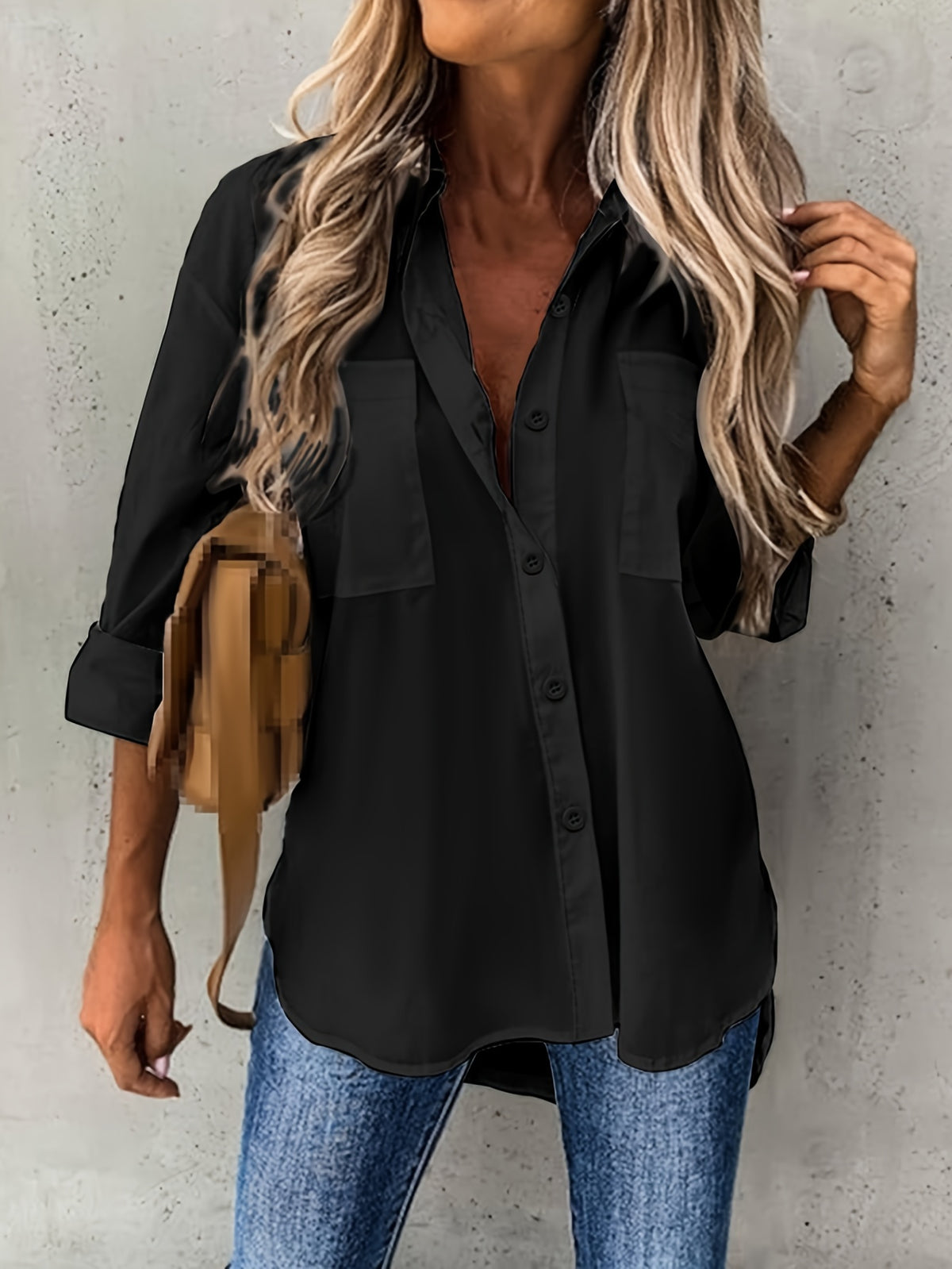 BEAUMONT NICE | BLOUSE À MANCHES CHIC QUOTIDIENNE POUR FEMMES