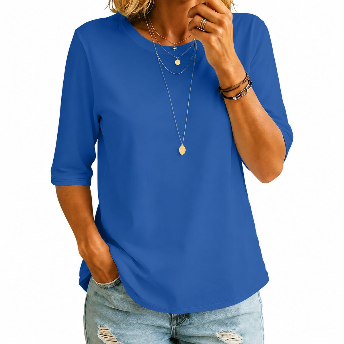 BEAUMONT NICE | T-SHIRT À MANCHES MI-LONGUES POUR FEMMES