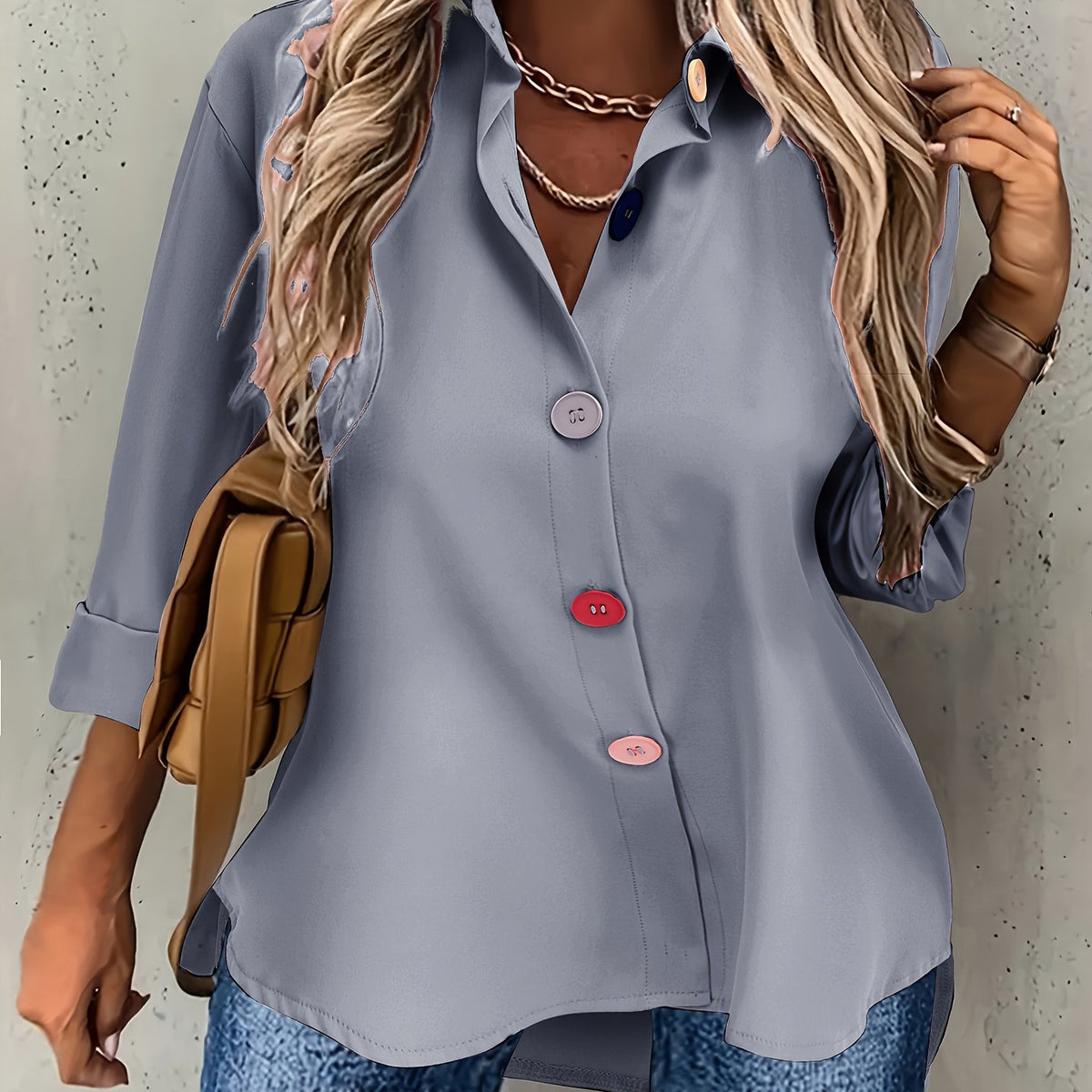 BEAUMONT NICE | CHIC BLOUSE À BOUTONS POUR FEMMES