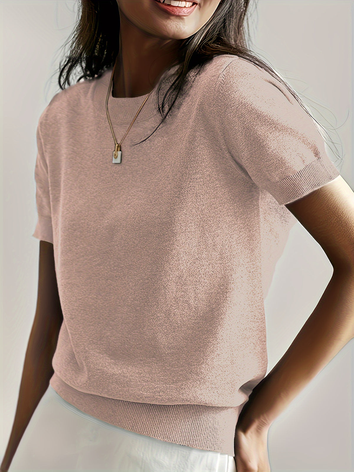 BEAUMONT NICE | PULL D’ÉTÉ À MANCHES COURTES POUR FEMMES