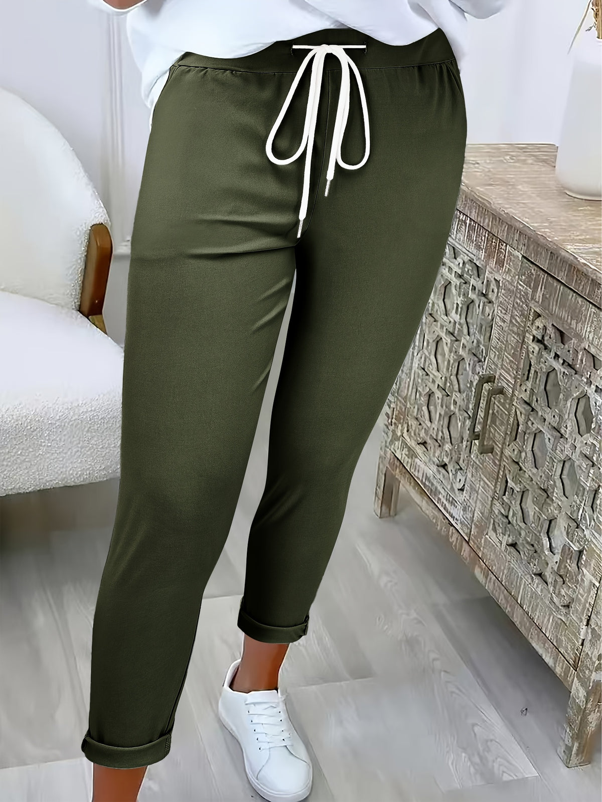 BEAUMONT NICE | PANTALON SLIM À CORDON POUR FEMMES