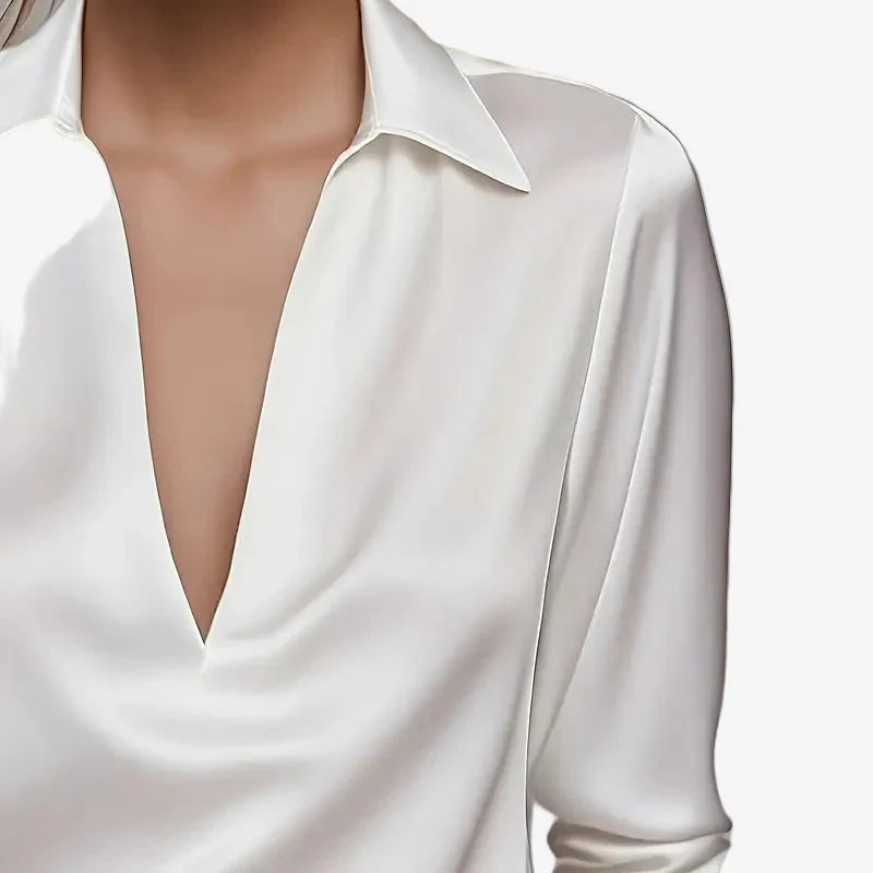 BEAUMONT NICE | BLOUSE SATINÉE ÉLÉGANTE POUR FEMMES