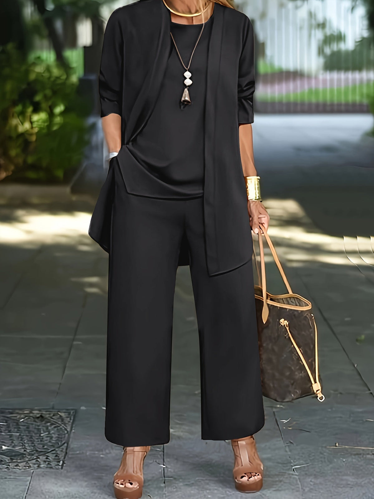 BEAUMONT NICE | ENSEMBLE PANTALON EN TROIS PIÈCES POUR FEMMES