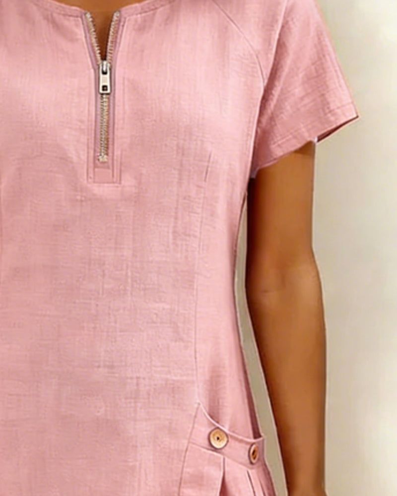 BEAUMONT NICE | ROBE À POCHES ZIPPÉES POUR FEMMES