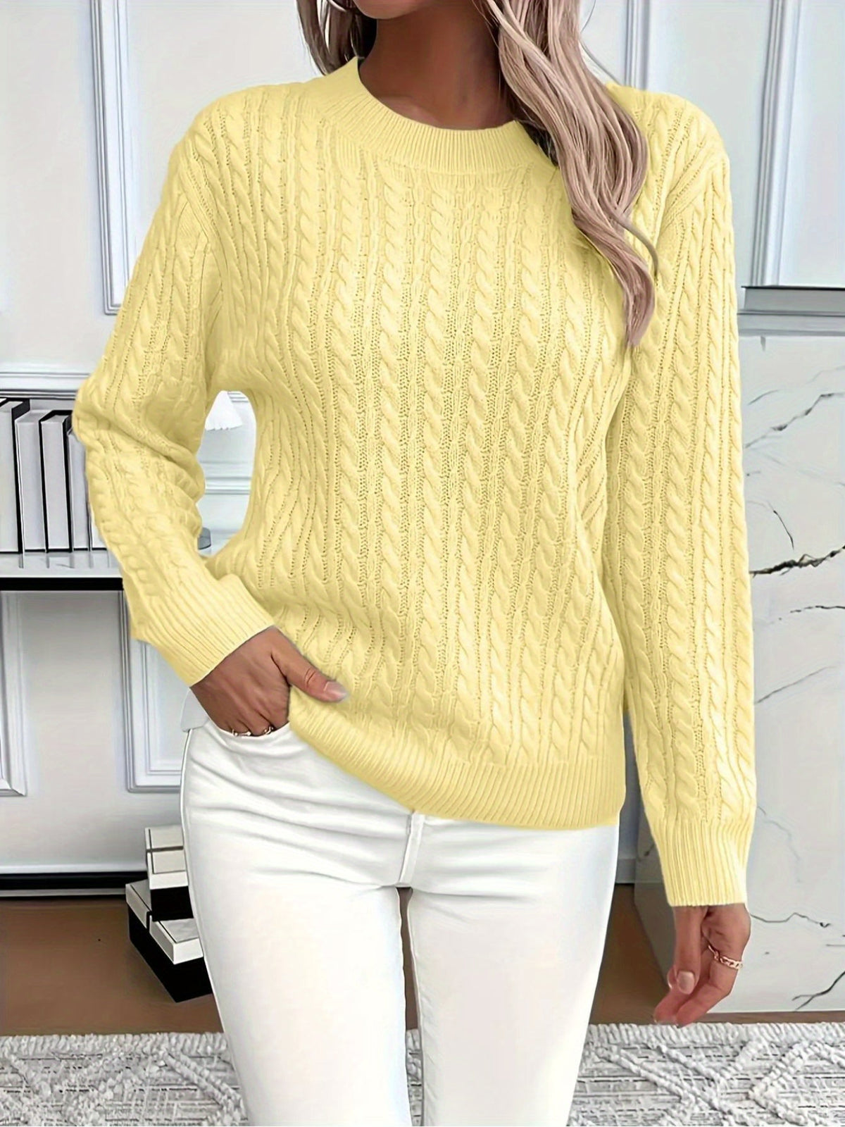 BEAUMONT NICE | SWEAT À COL ROND COZY POUR FEMMES