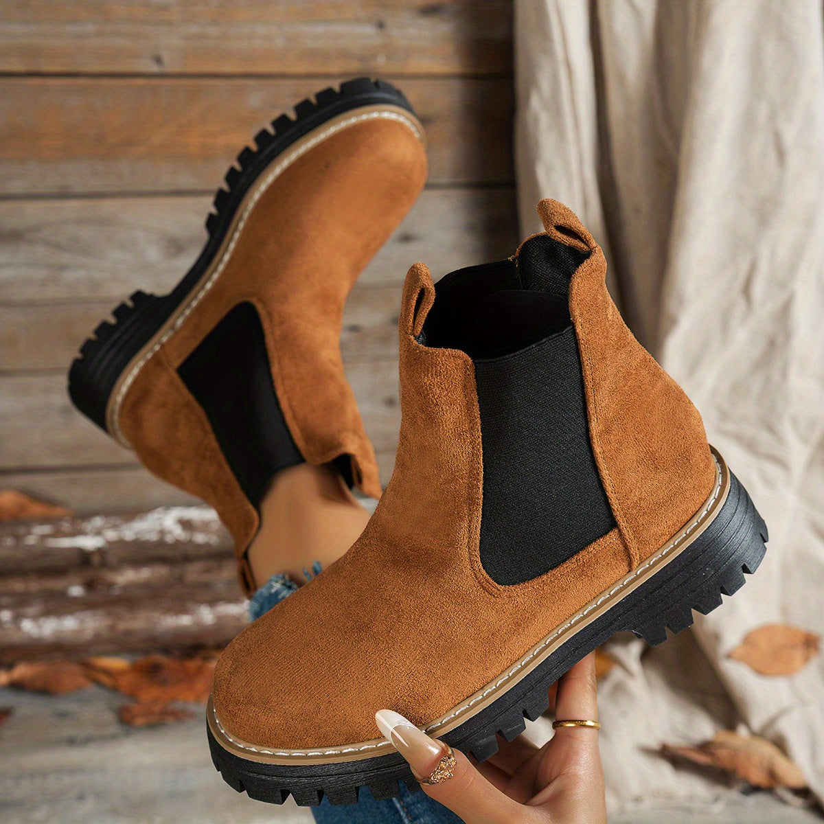 BEAUMONT NICE | BOTTINES EN DAIM ÉLÉGANTES POUR FEMMES