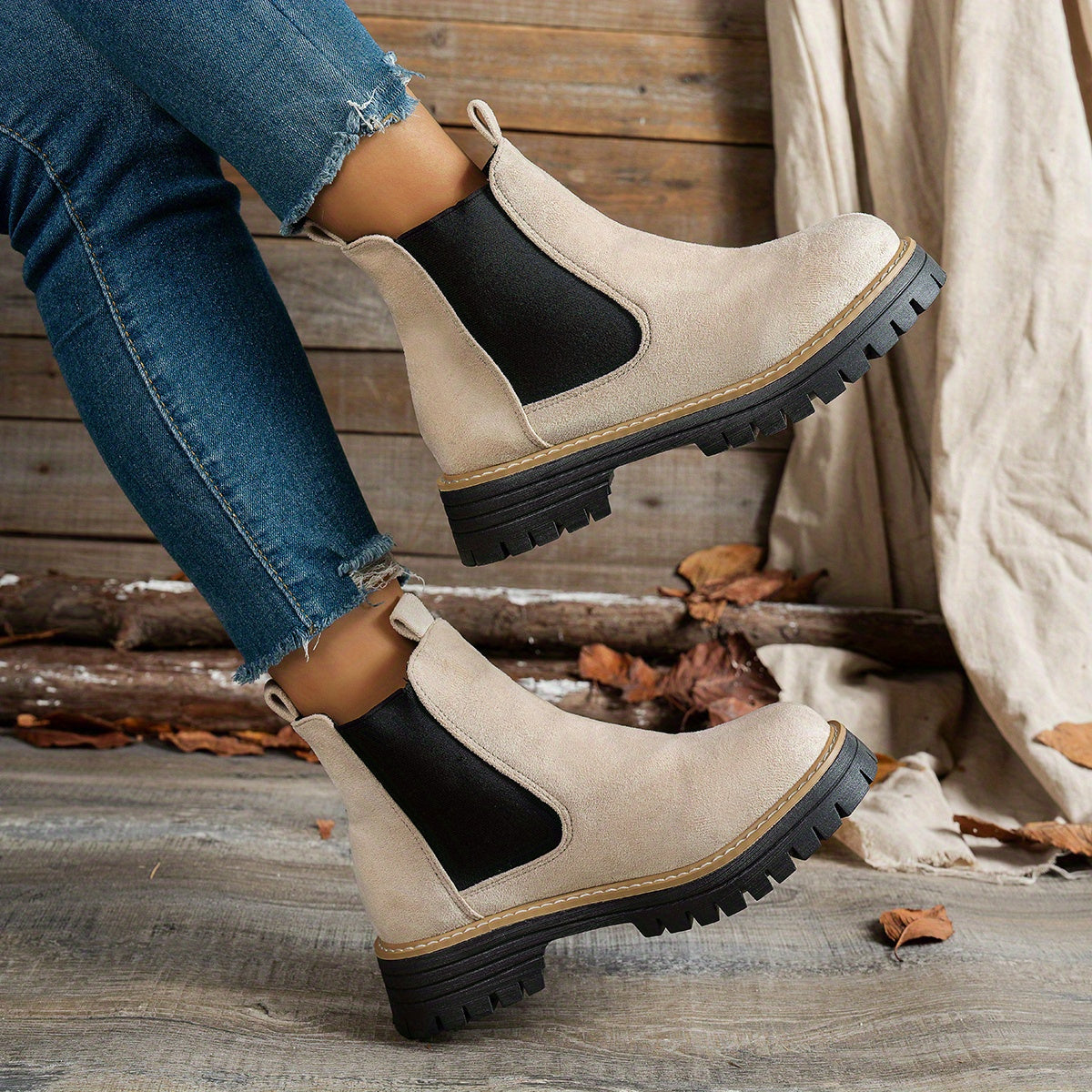 BEAUMONT NICE | BOTTINES EN DAIM ÉLÉGANTES POUR FEMMES