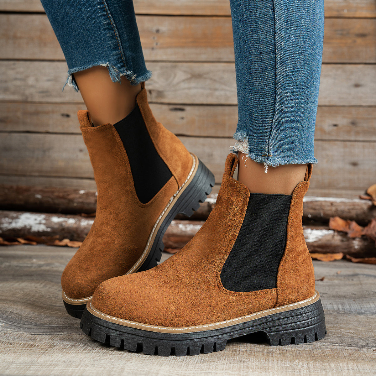BEAUMONT NICE | BOTTINES EN DAIM ÉLÉGANTES POUR FEMMES