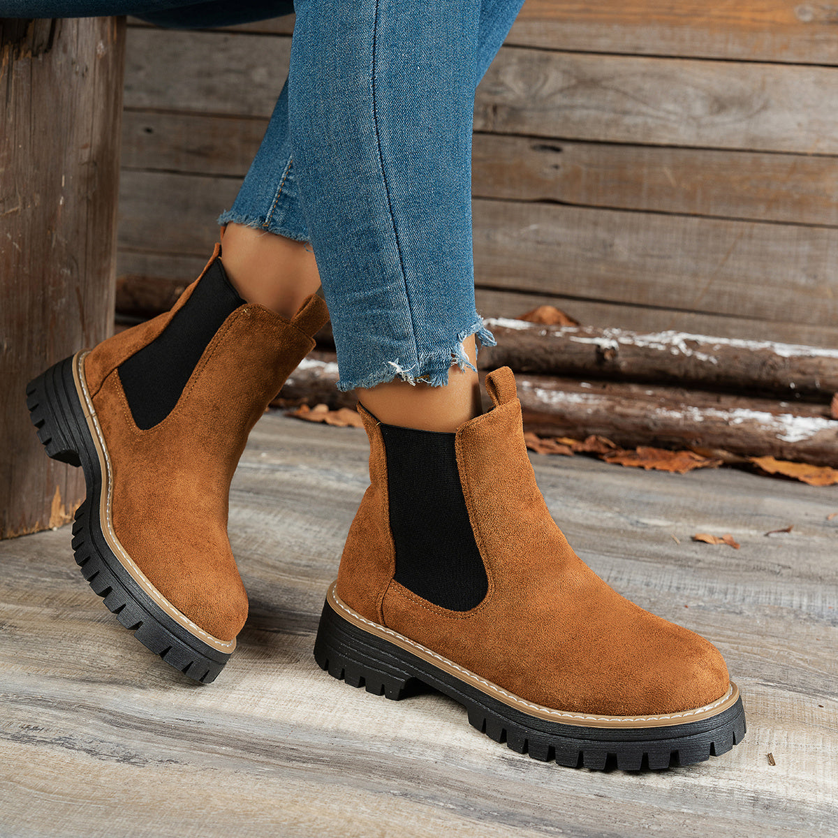 BEAUMONT NICE | BOTTINES EN DAIM ÉLÉGANTES POUR FEMMES