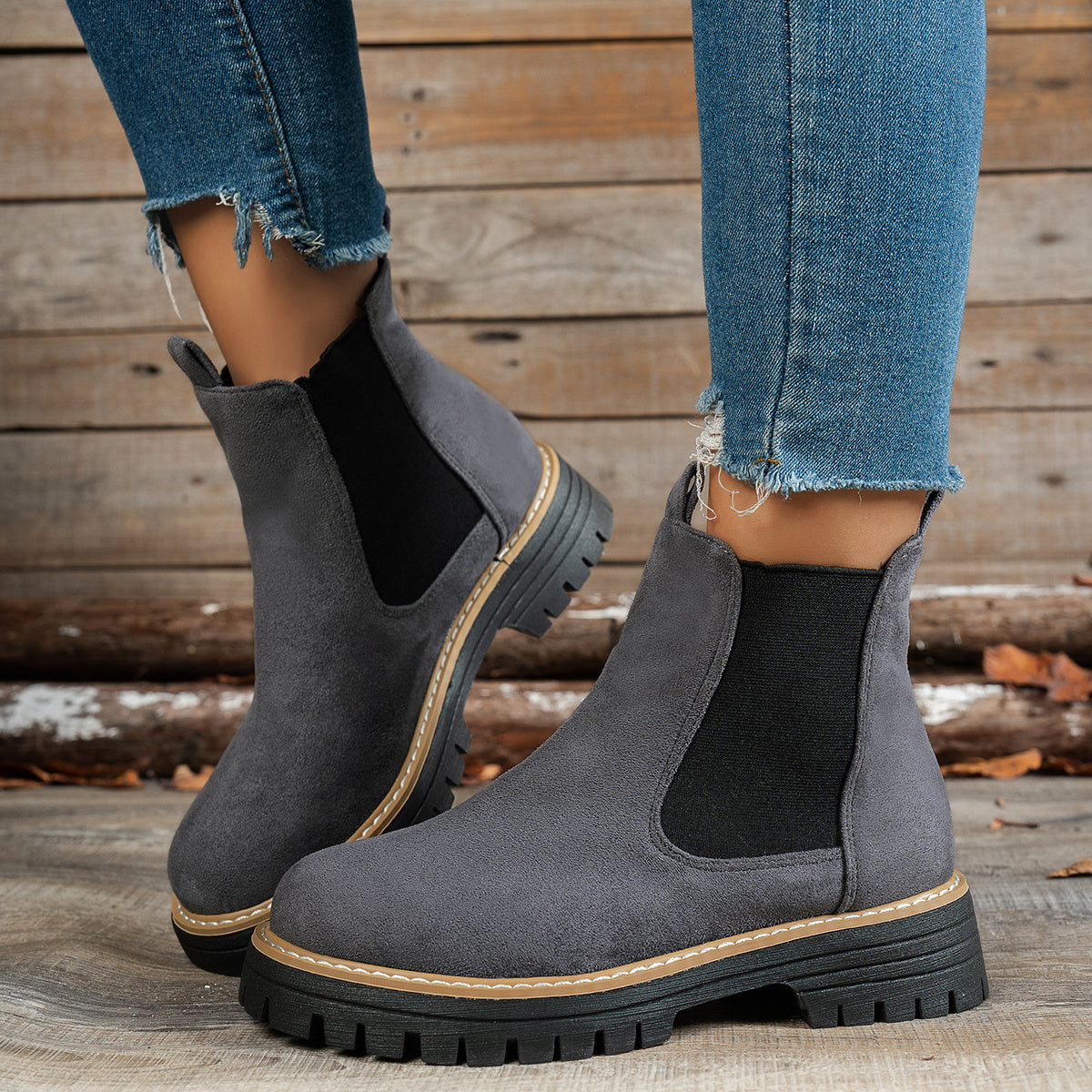 BEAUMONT NICE | BOTTINES EN DAIM ÉLÉGANTES POUR FEMMES