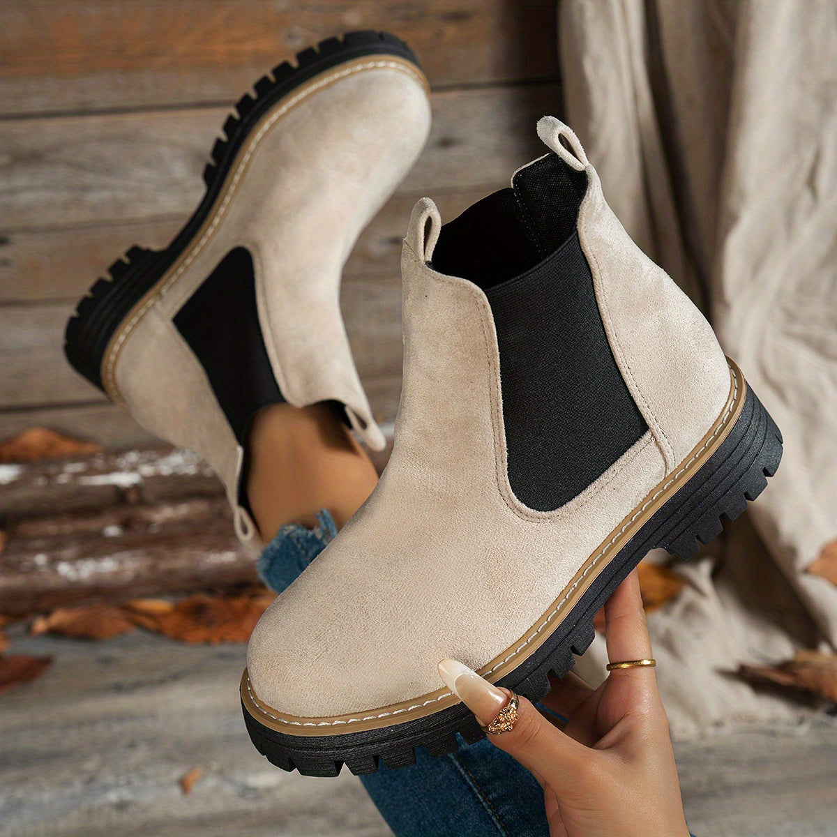 BEAUMONT NICE | BOTTINES EN DAIM ÉLÉGANTES POUR FEMMES
