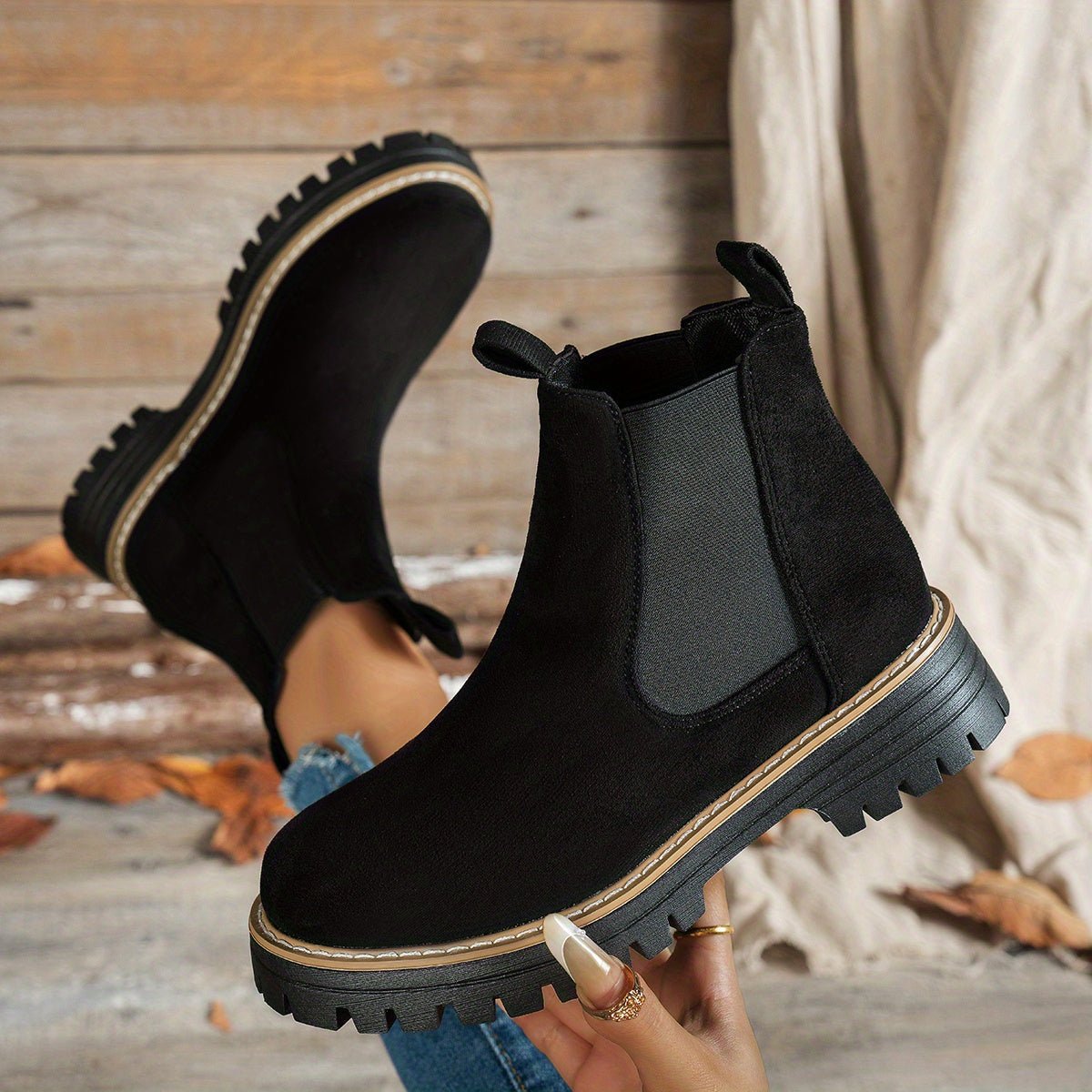 BEAUMONT NICE | BOTTINES EN DAIM ÉLÉGANTES POUR FEMMES