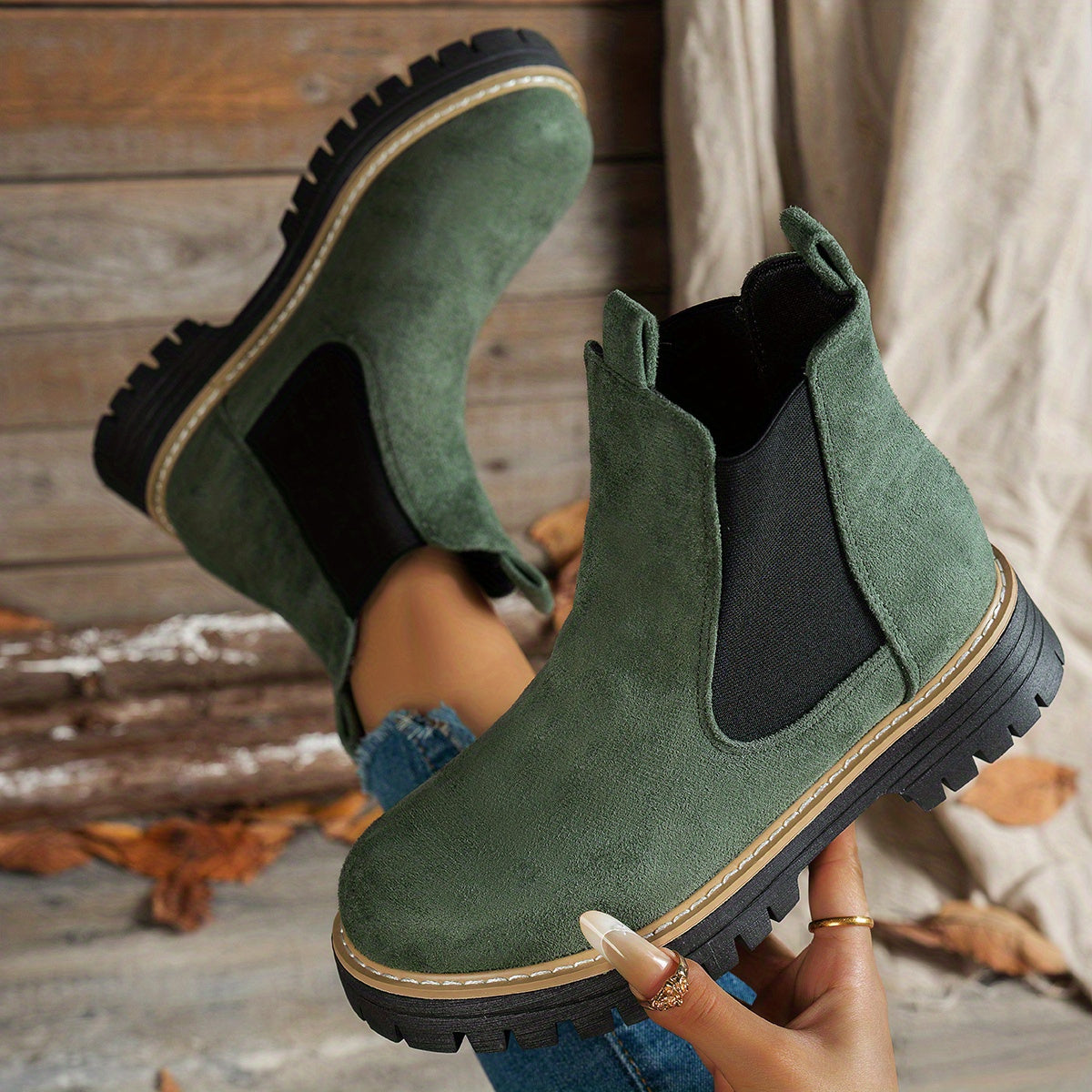 BEAUMONT NICE | BOTTINES EN DAIM ÉLÉGANTES POUR FEMMES