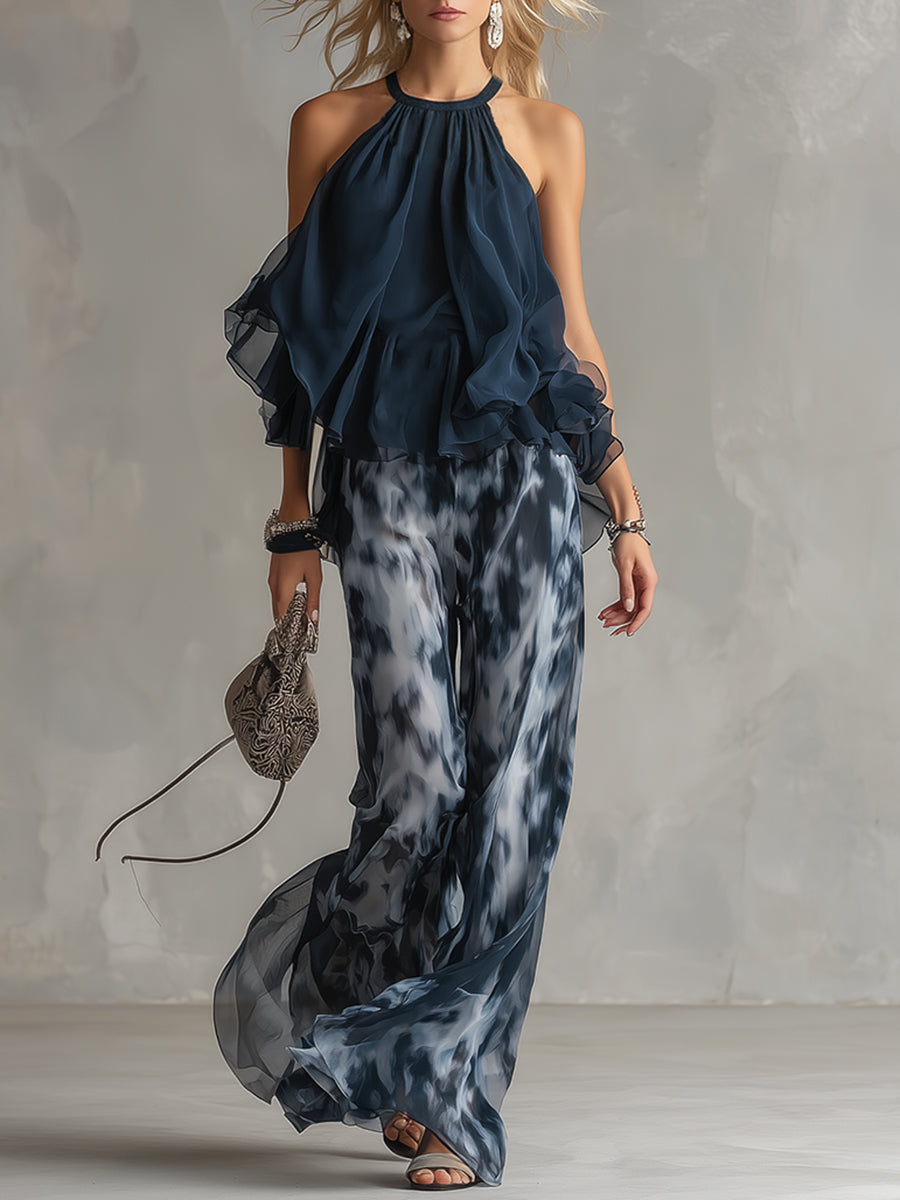 BEAUMONT NICE | ENSEMBLE PANTALON FLUIDE POUR FEMMES
