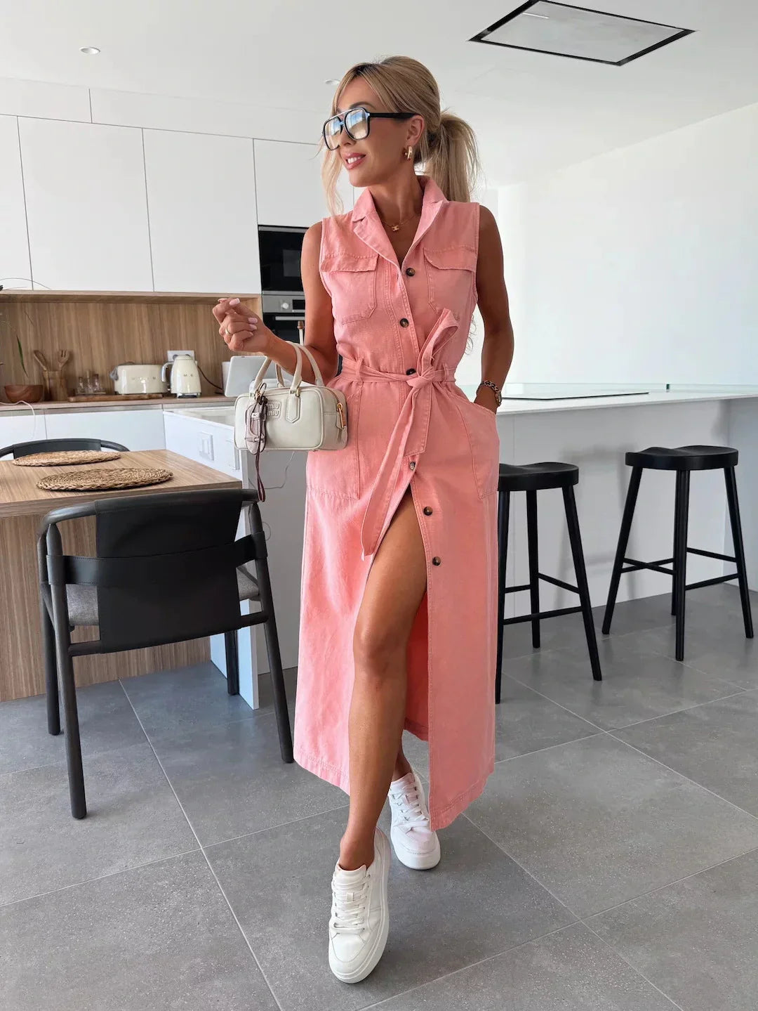 BEAUMONT NICE | ROBE EN JEAN MODERNE POUR FEMME