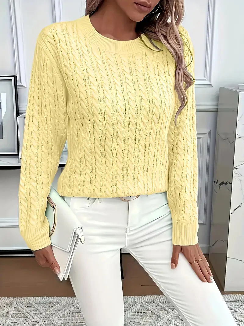 BEAUMONT NICE | SWEAT À COL ROND COZY POUR FEMMES