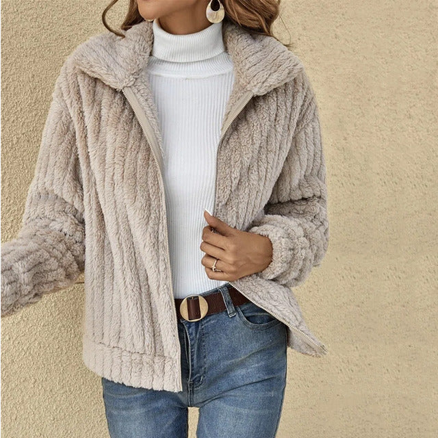 BEAUMONT NICE | MANTEAU EN PELUCHE POUR FEMMES