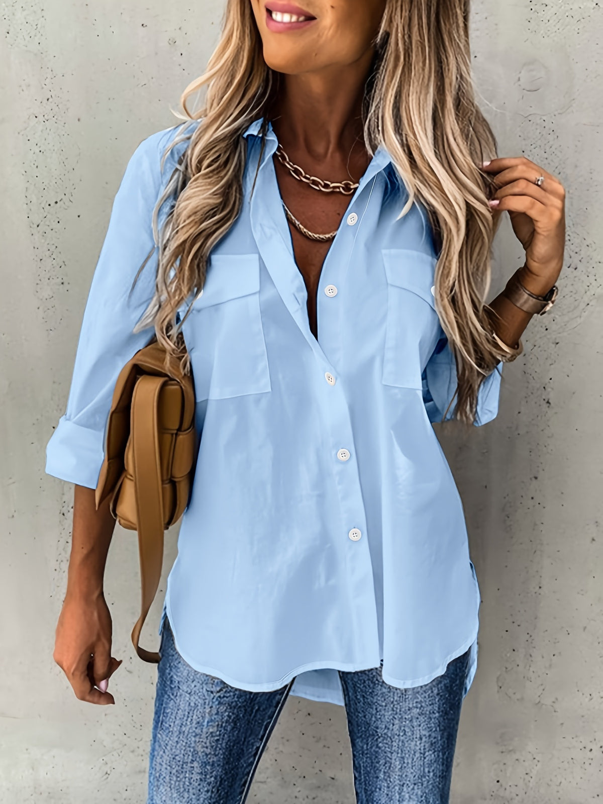 BEAUMONT NICE | CHEMISE FORMELLE CLASSIQUE À MANCHES LONGUES POUR FEMMES