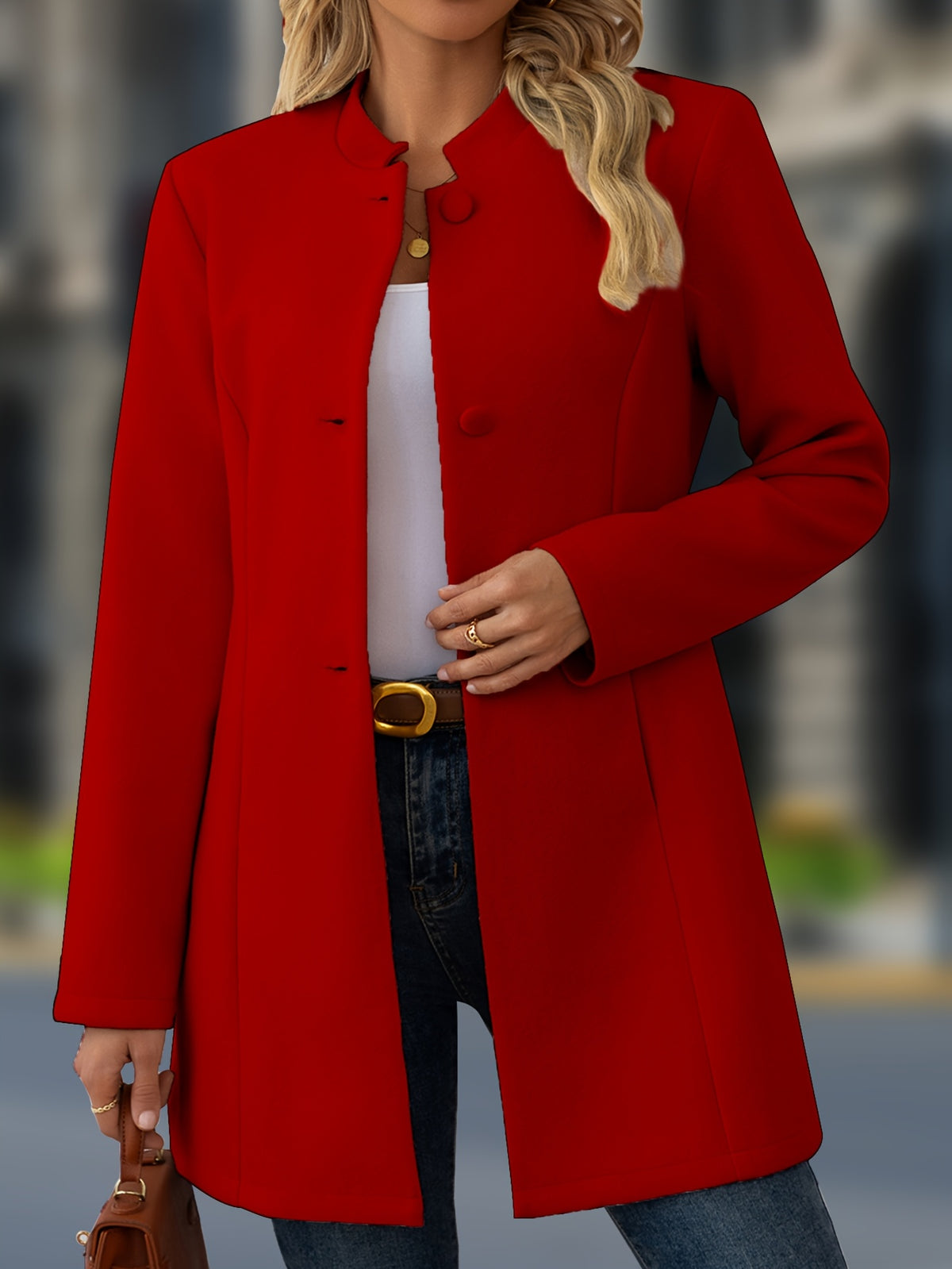 BEAUMONT NICE | MANTEAU MI-LONG À COL MONTANT POUR FEMMES
