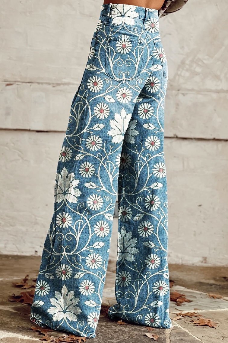 BEAUMONT NICE | PANTALON LARGE BOHO POUR FEMMES