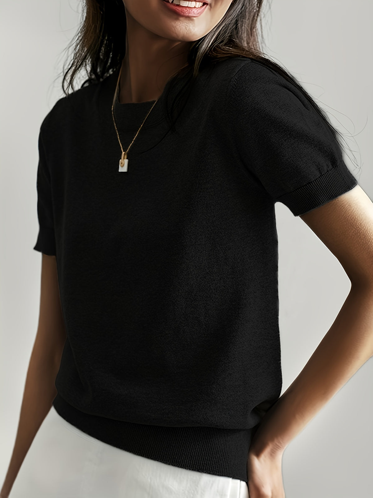 BEAUMONT NICE | PULL D’ÉTÉ À MANCHES COURTES POUR FEMMES