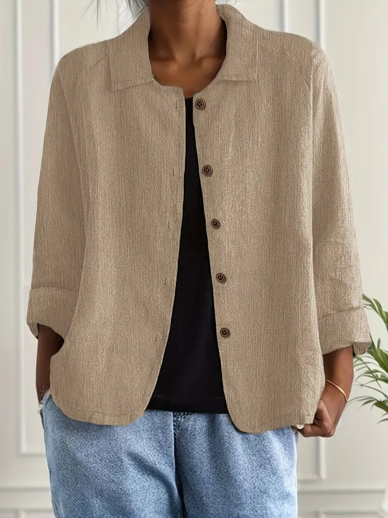 BEAUMONT NICE | GILET LONG À MANCHES LONGUES DÉTENDUE POUR FEMMES