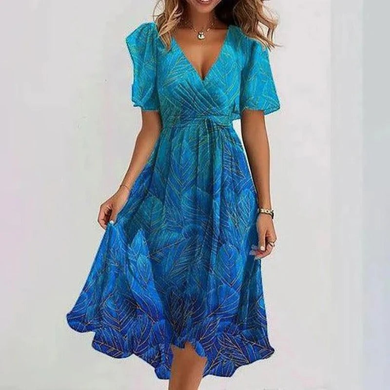 BEAUMONT NICE | ROBE ÉLÉGANTE RAYONNANTE POUR FEMMES