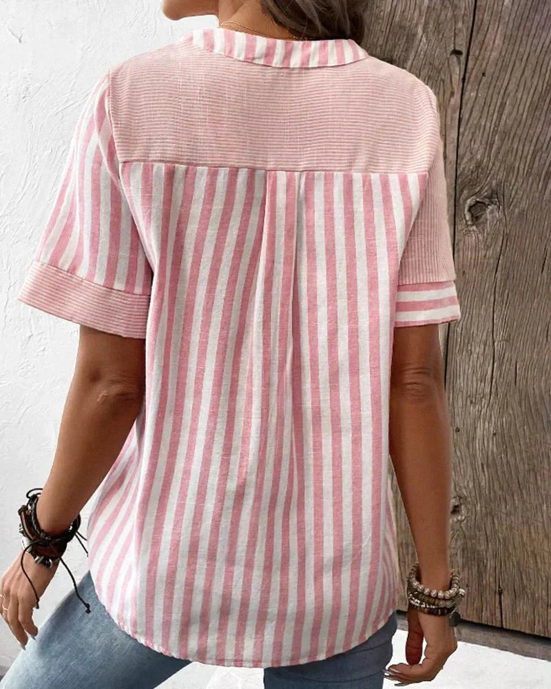 BEAUMONT NICE | BLOUSE RAYÉE ÉLÉGANTE FOR WOMEN