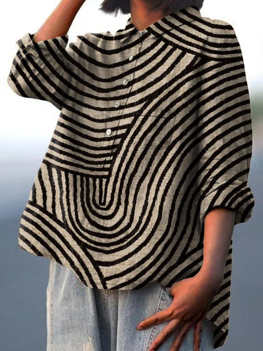 BEAUMONT NICE | BLOUSE MOTIF GRAPHIQUE POUR FEMMES