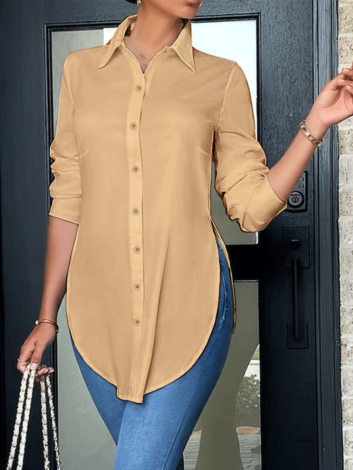 BEAUMONT NICE | BLOUSE À BOUTONS CHIC ÉLÉGANTE POUR FEMMES
