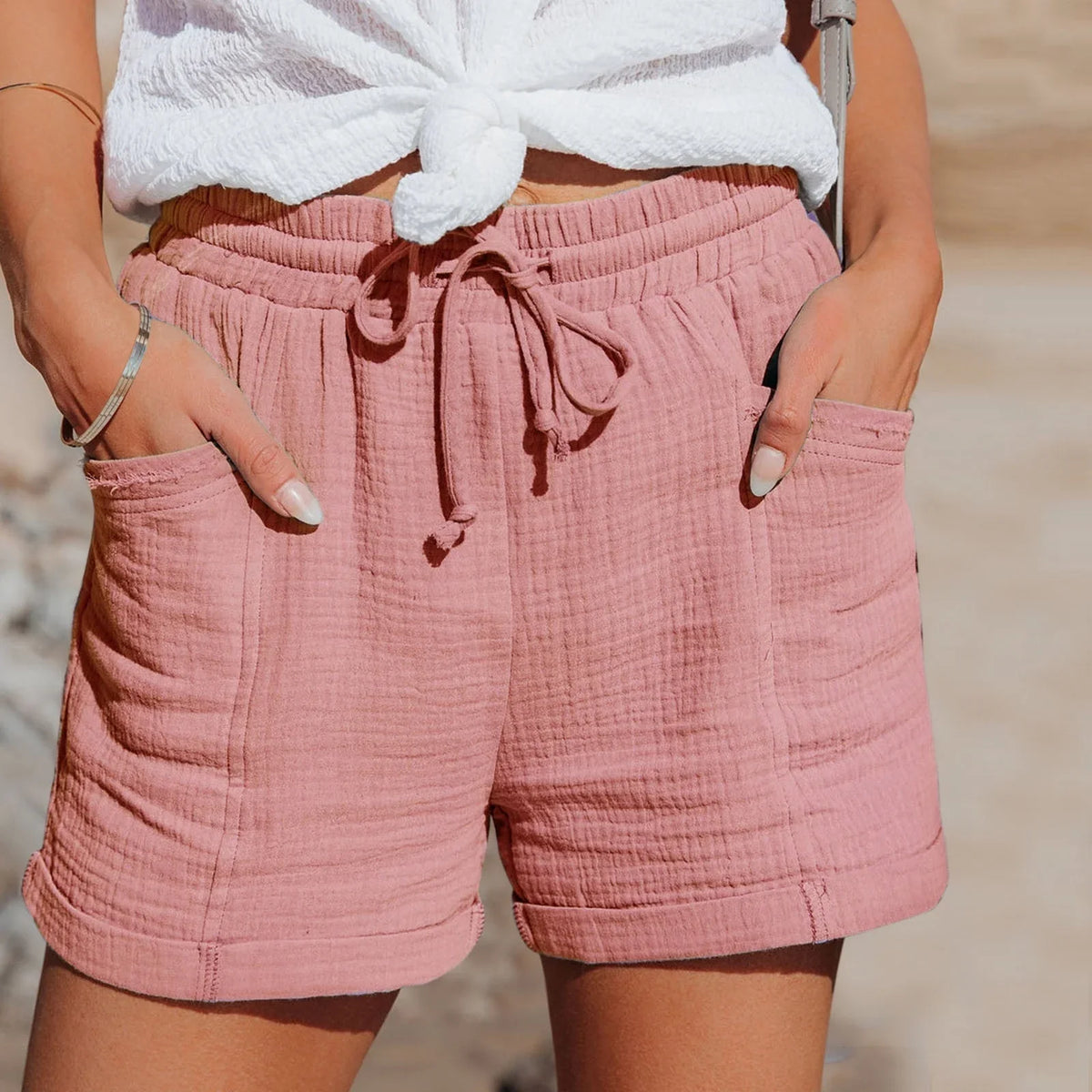 BEAUMONT NICE | SHORTS D'ÉTÉ DÉTENDU POUR FEMMES