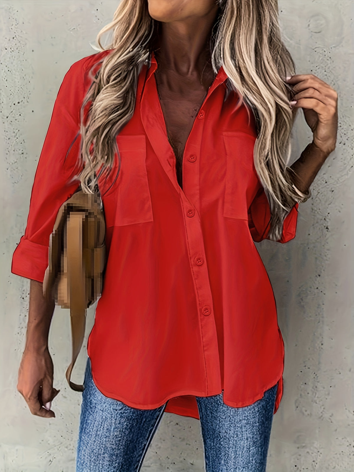 BEAUMONT NICE | BLOUSE À MANCHES CHIC QUOTIDIENNE POUR FEMMES
