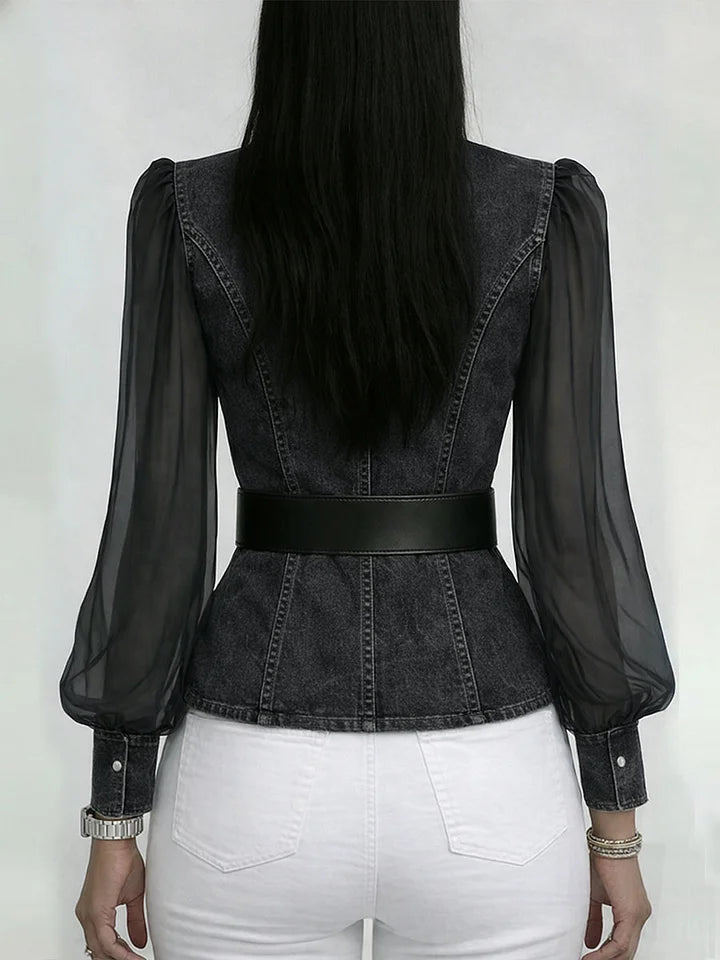BEAUMONT NICE | BLOUSE EN JEAN POUR FEMME