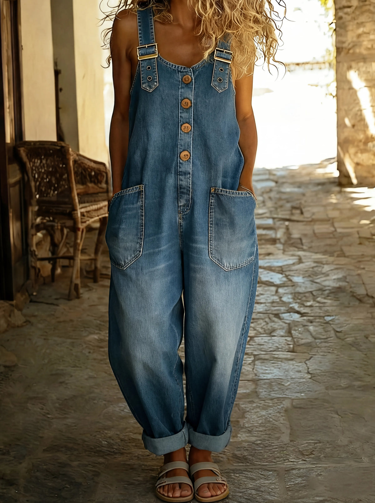 BEAUMONT NICE | COMBINAISON EN JEAN POUR FEMME