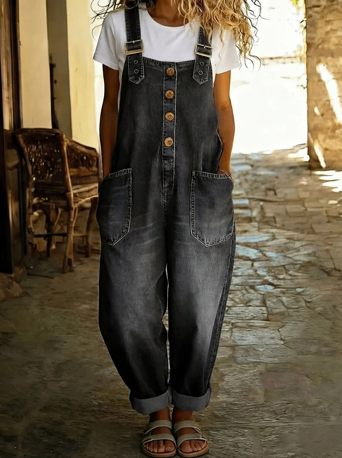 BEAUMONT NICE | COMBINAISON EN JEAN POUR FEMME