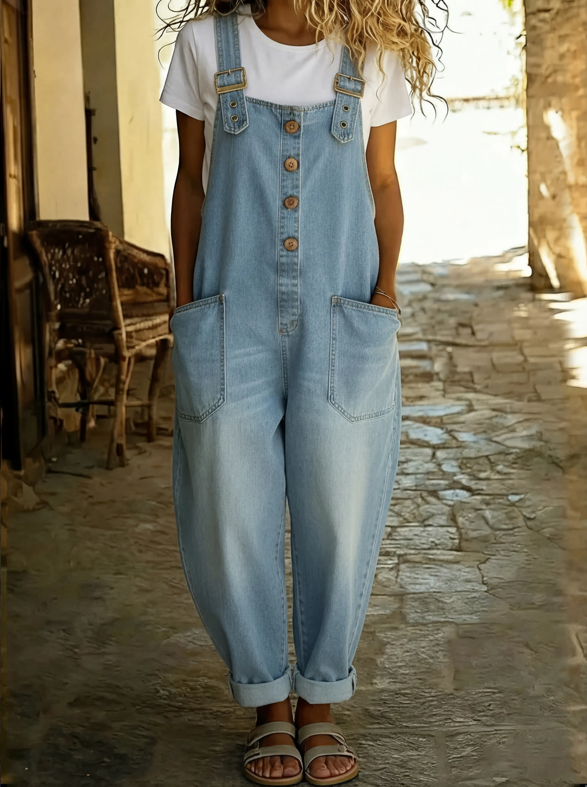 BEAUMONT NICE | COMBINAISON EN DENIM POUR FEMME