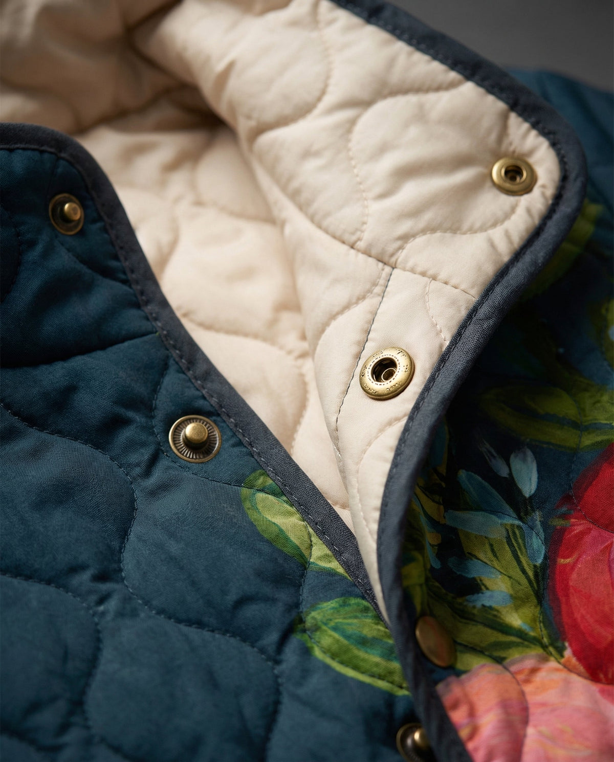 BEAUMONT NICE | VESTE QUILTÉE FLEURIE POUR FEMMES