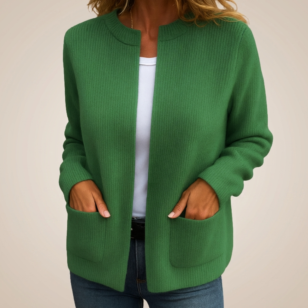 BEAUMONT NICE | GILET EN TRICOT À FERMETURE ÉCLAIR POUR FEMMES