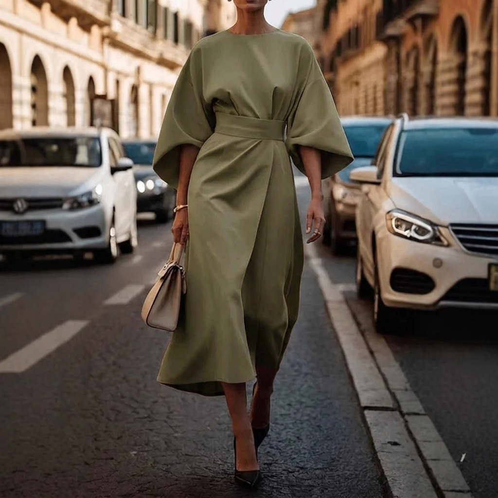 BEAUMONT NICE | ROBE À MANCHES CHAUVE-SOURIS POUR FEMMES