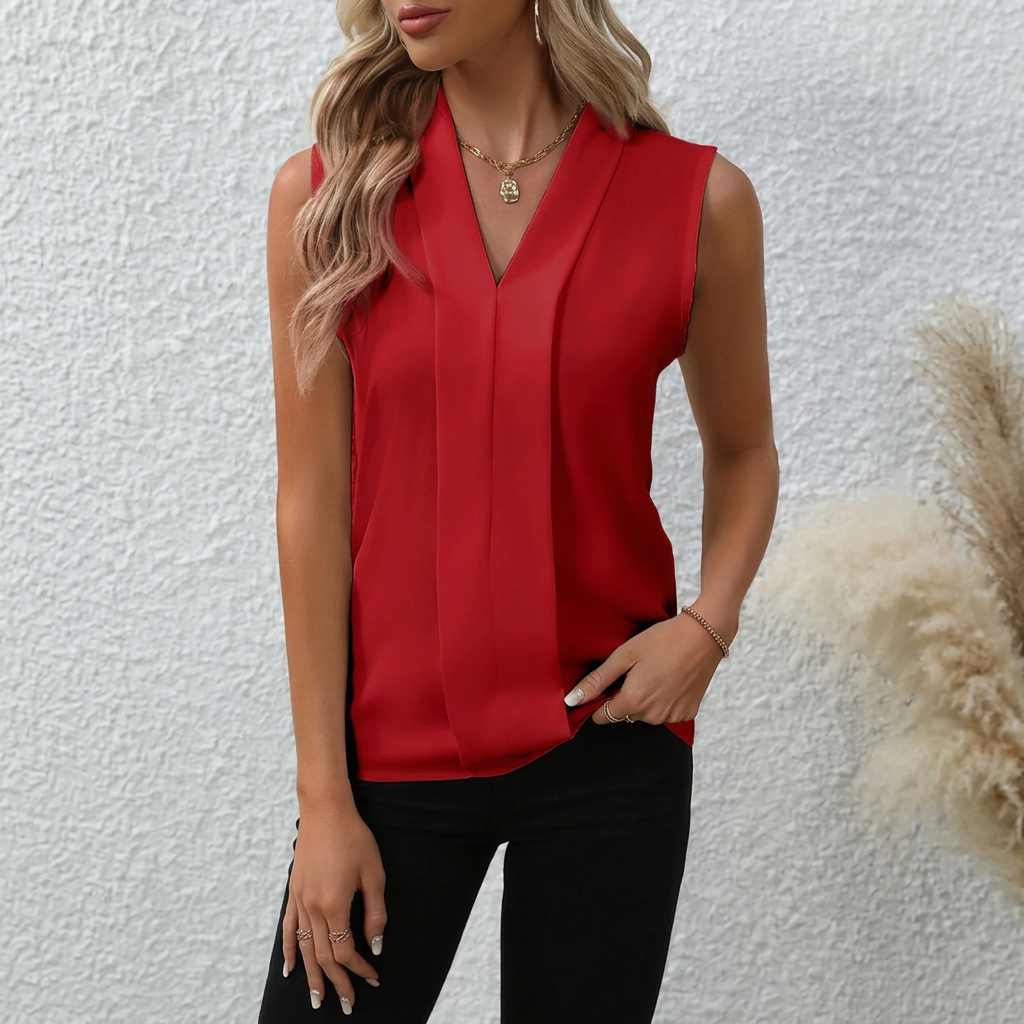 BEAUMONT NICE | BLOUSE DÉCOLLETÉ EN V DÉTENDUE POUR FEMMES