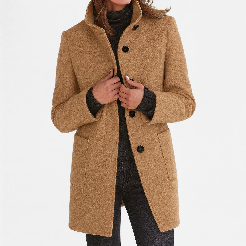 BEAUMONT NICE | MANTEAU CINTRÉ À BOUTONS POUR FEMMES